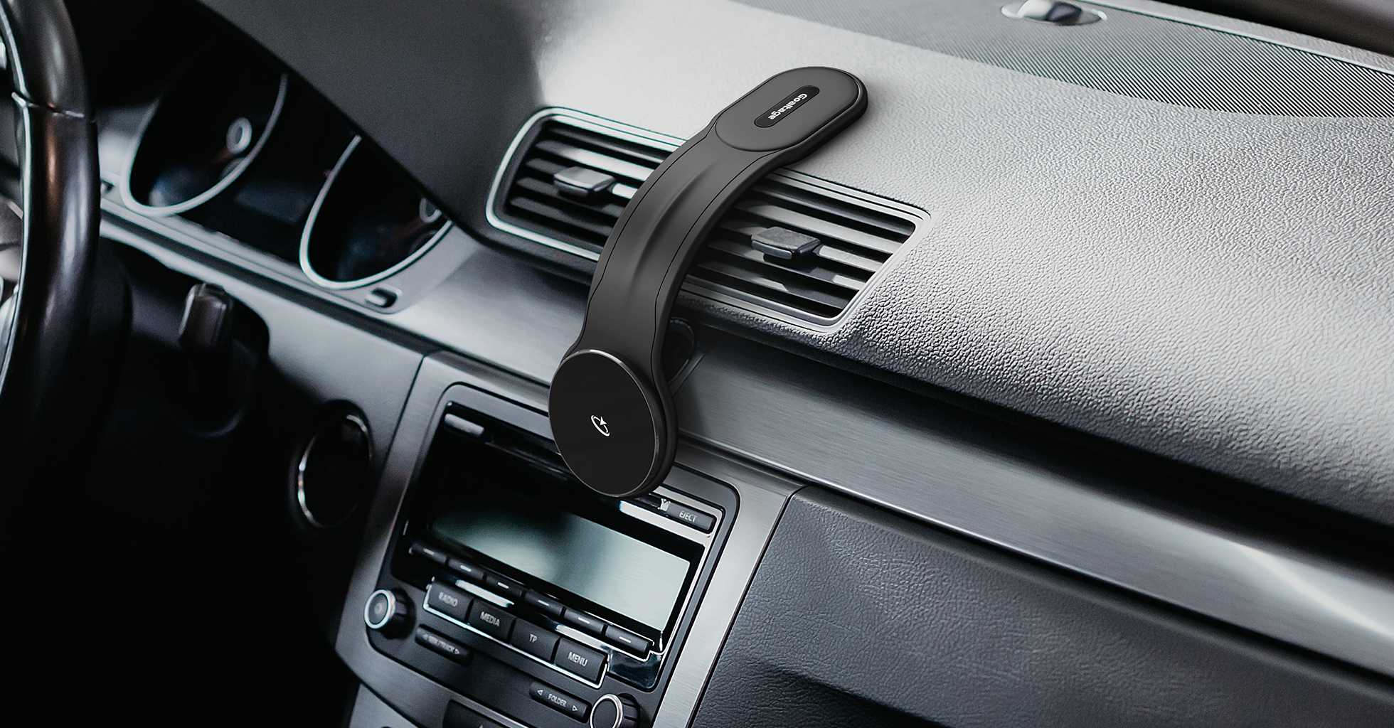 Goaltage STD10 BendMag Pro MagSafe Car Mount with MagSafe, One-Handed Operation, Secure Attachment, Lightweight and Bendable Design