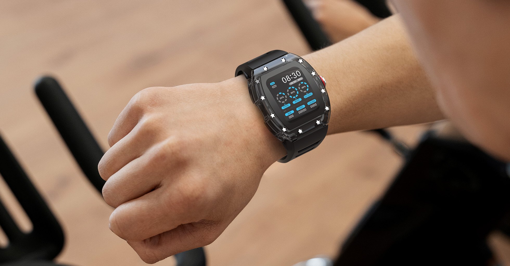 Goaltage SW01 Lucid Smart Watch with Water Resistant, NFC Payment and Sleep, Heart Rate, Pressure and Oxygen Monitoring