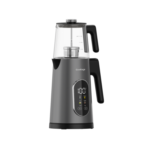Goaltage TM01 BrewMaster Tea Maker Goaltage TM01 BrewMaster Tea Maker with Temperature Presets, Smart Touch Display, Glass Pot, Stylish Design and Rapid Boiling Functionality GT-TM01-1500W