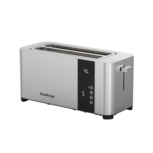 Goaltage TST01 GoldenEdge Toaster Goaltage TST01 GoldenEdge Toaster with Multiple Functions, Smart Display, Adjustable Browning Control, Two Long Slots, Cable Storage and Easy Maintenance Functionality GT-TST01-4S