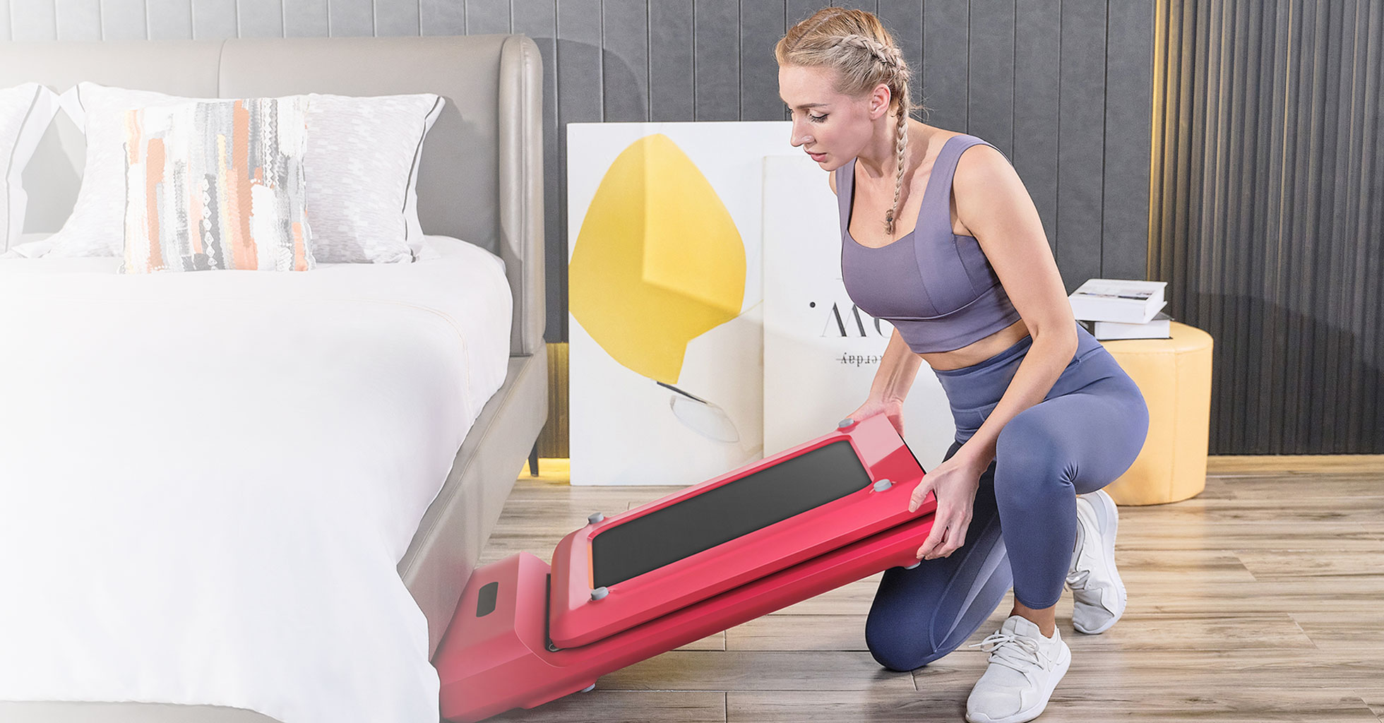 تردمیل تاشو واکینگ پد کینگ اسمیت مدل C2